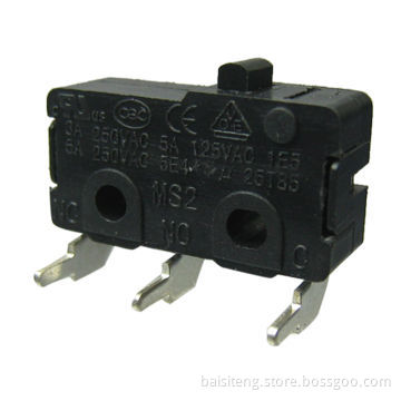 Sensitive Micro Switches, Rating of 125, 5/250V AC, 3A, with Solder Terminal
